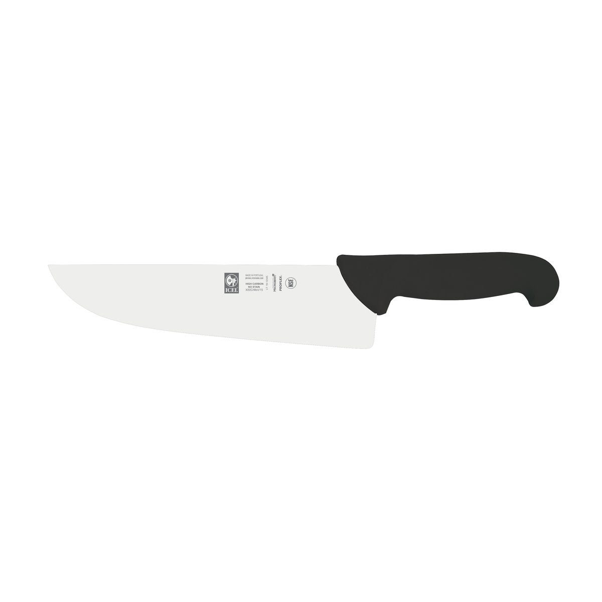 Faca de talho lâmina grossa Safe 32 cm, cabo preto