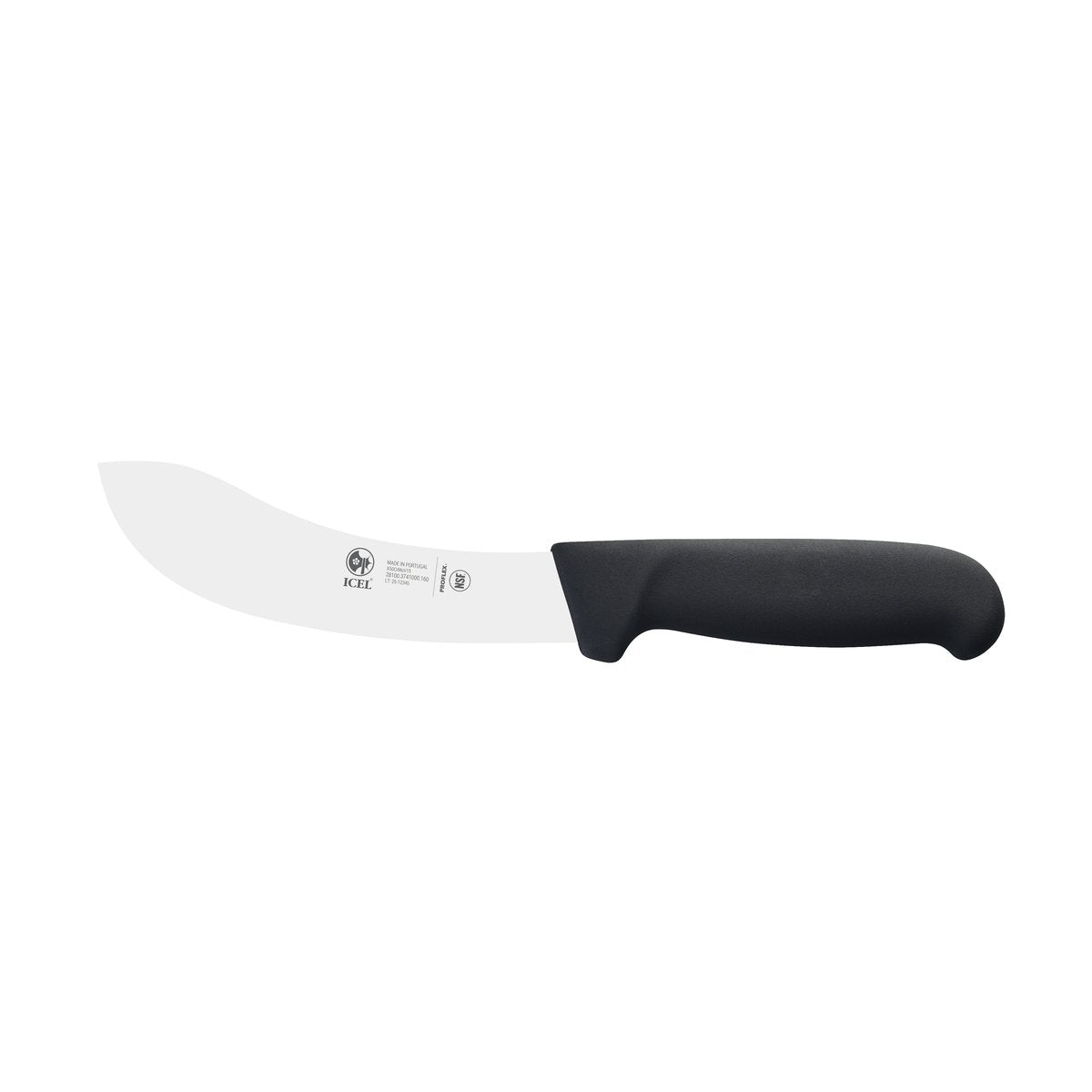 Faca para esfolar Safe 16 cm, cabo preto