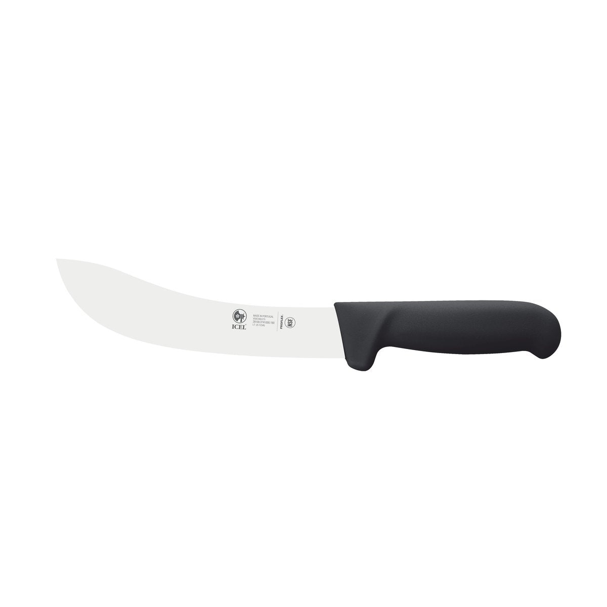 Faca para esfolar Safe 18 cm, cabo preto