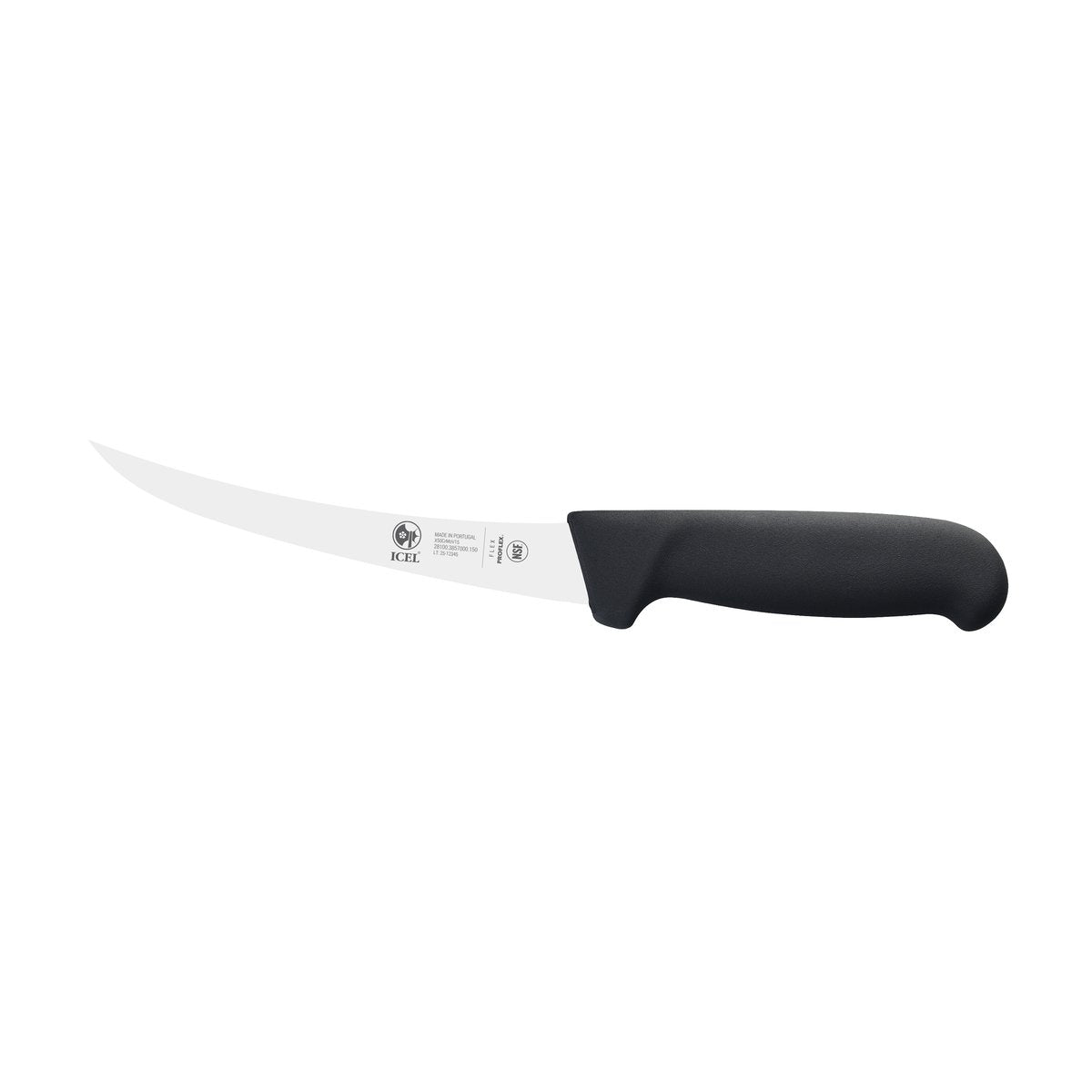 Faca para desossar flexível Safe 15 cm, cabo preto – mod. 3857