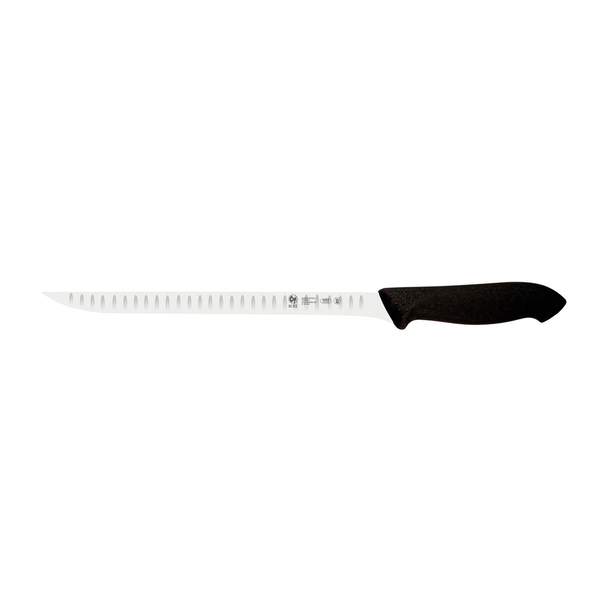 Faca para presunto alvéolos Horeca Prime 24 cm, cabo preto