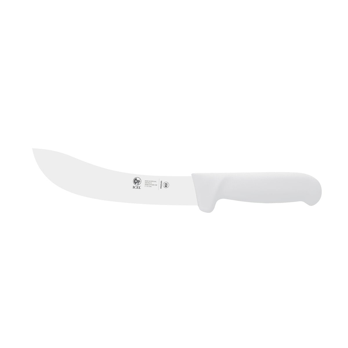 Faca para esfolar Safe 18 cm, cabo branco
