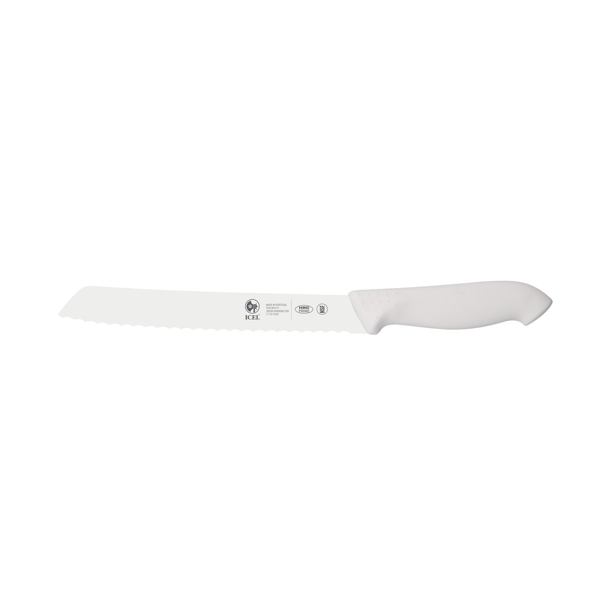 Faca para pão Horeca Prime 20 cm, cabo branco