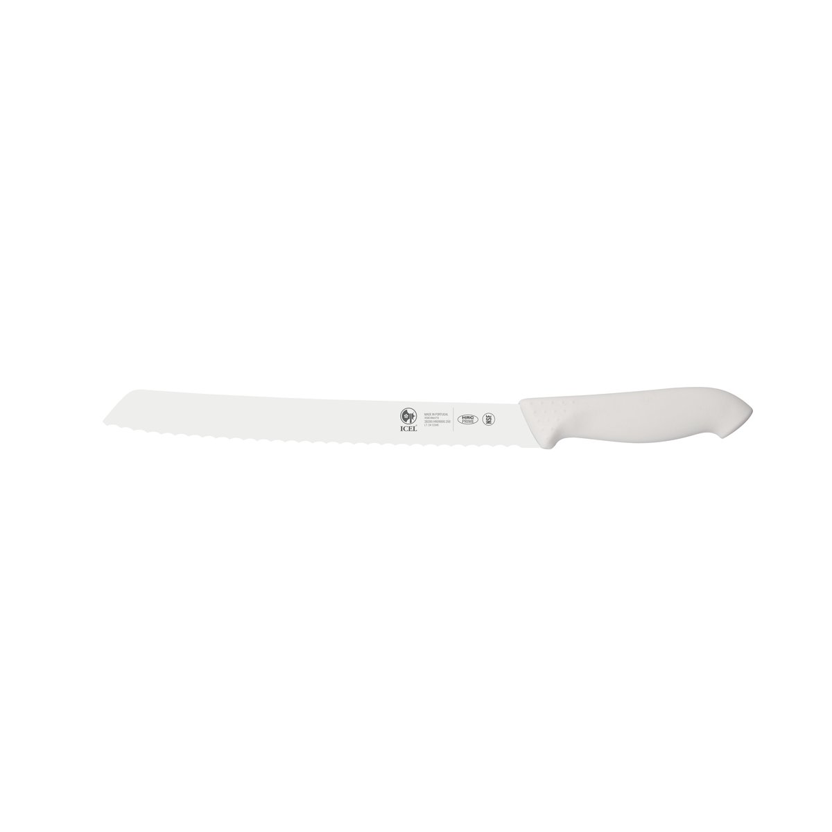 Faca para pão Horeca Prime 25 cm, cabo branco