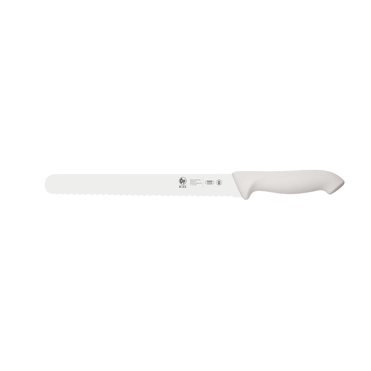 Faca para carnes frias serrilha Horeca Prime 25 cm, cabo branco