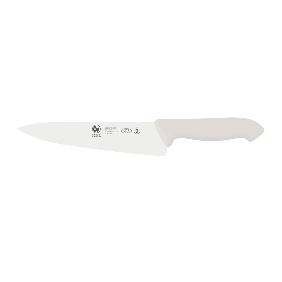 Faca de chefe lâmina estreita Horeca Prime 20 cm, cabo branco
