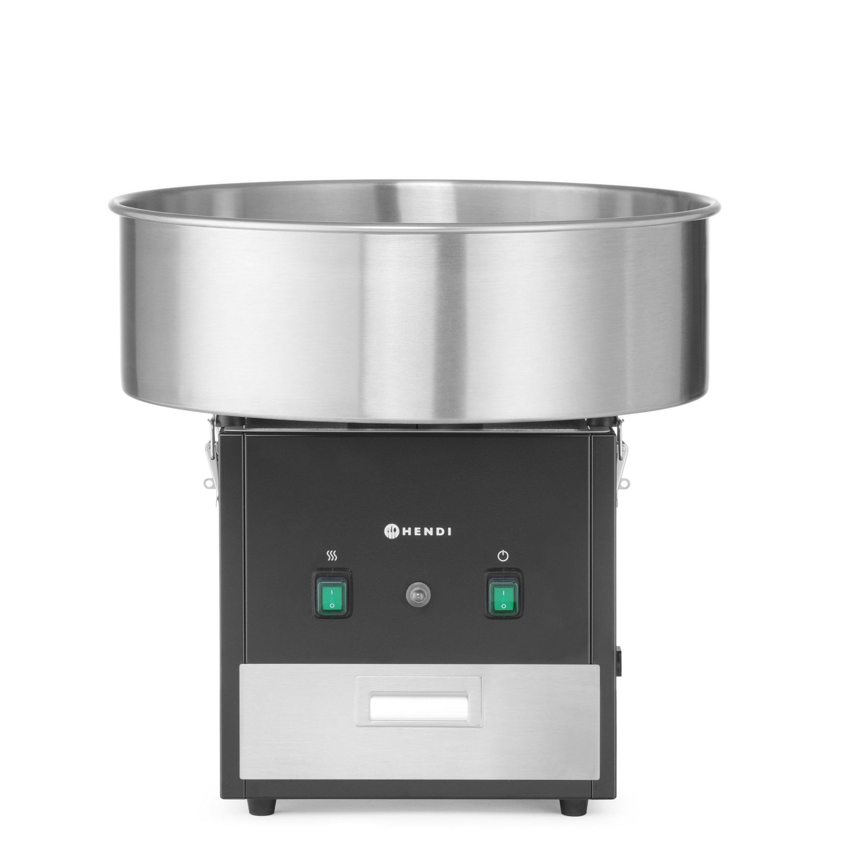 Máquina de algodão doce preta 230V 1130W