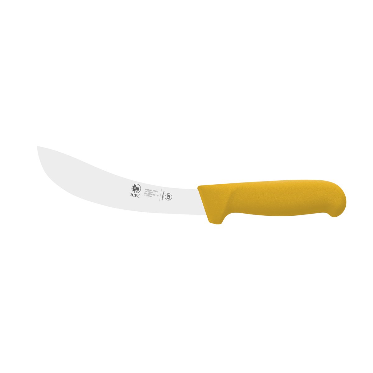 Faca para esfolar Safe 15 cm, cabo amarelo