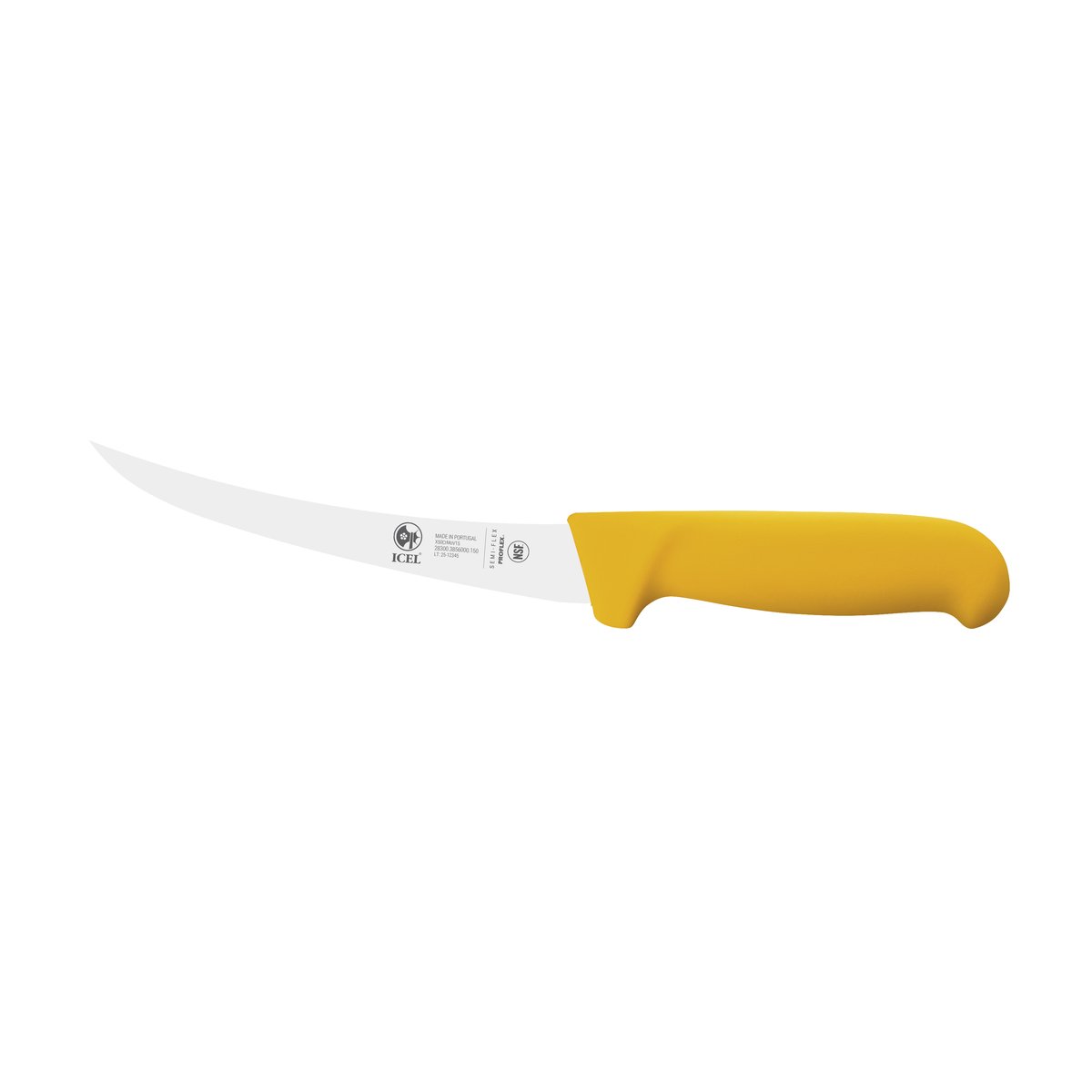 Faca para desossar semi-flexível Safe 15 cm, cabo amarelo
