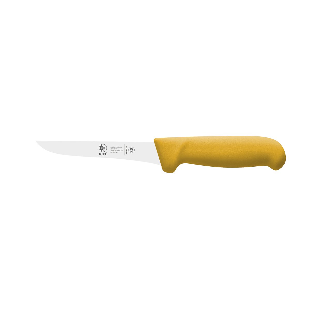 Faca para desossar Safe 13 cm, cabo amarelo – mod. 3918