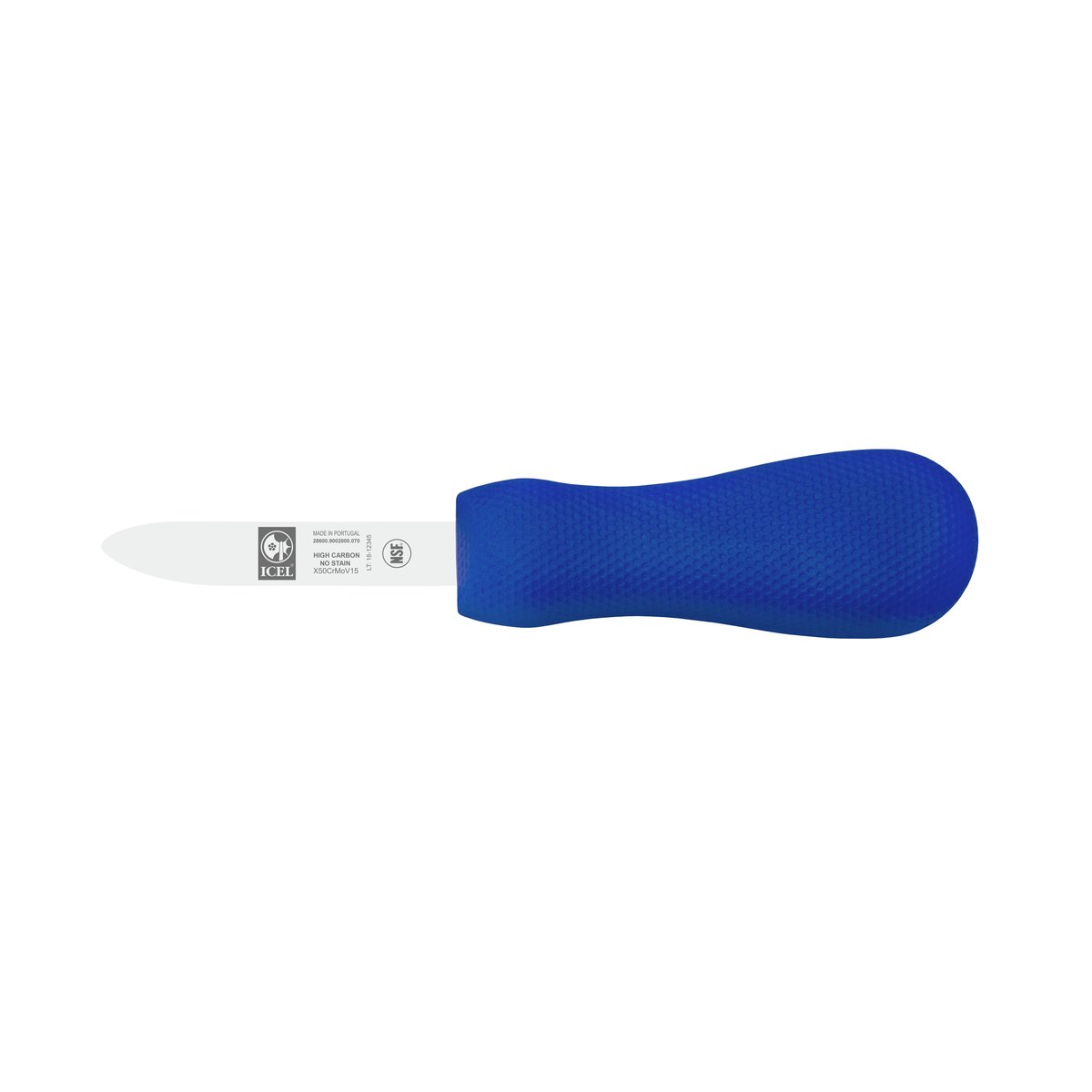 Faca para ostra 7 cm, cabo azul – mod. 9002