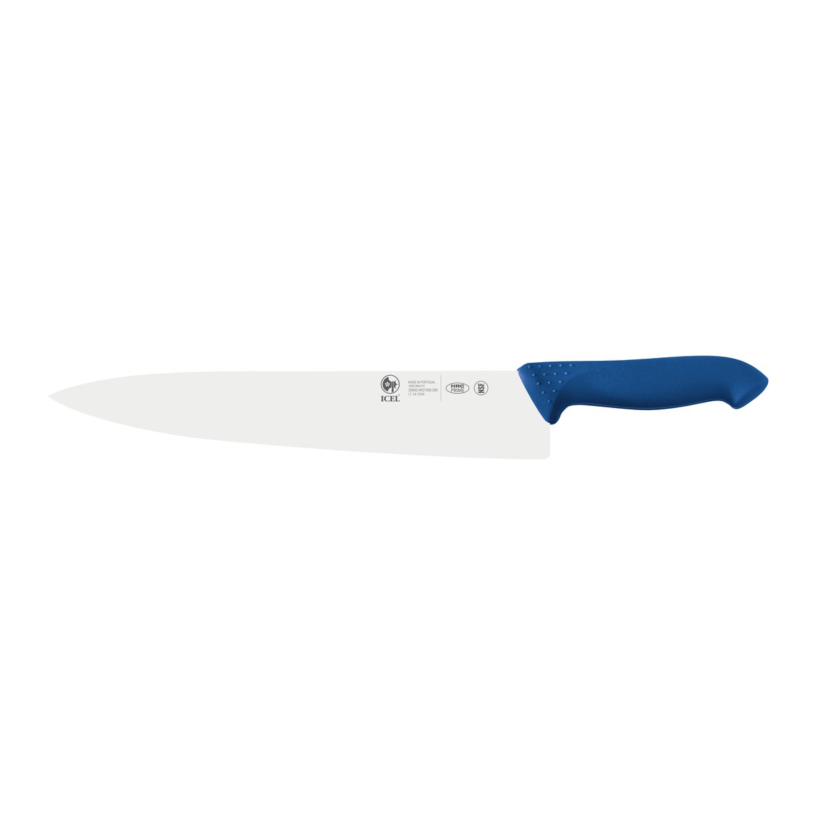 Faca de chefe lâmina estreita Horeca Prime 30 cm, cabo azul