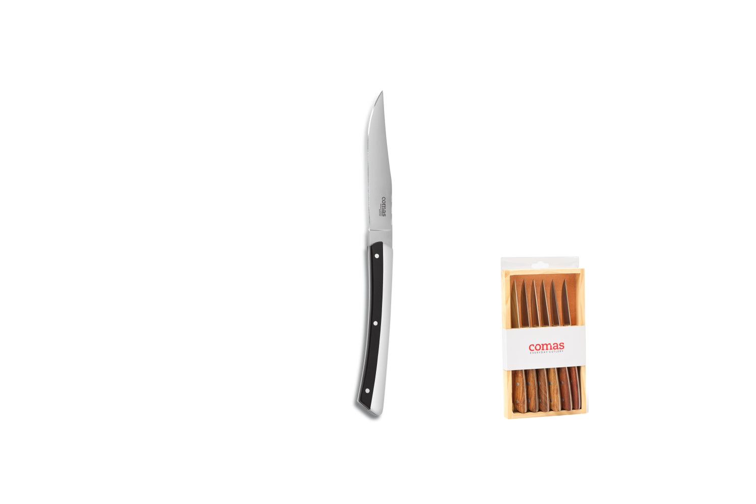 Faca de bife K2 preta