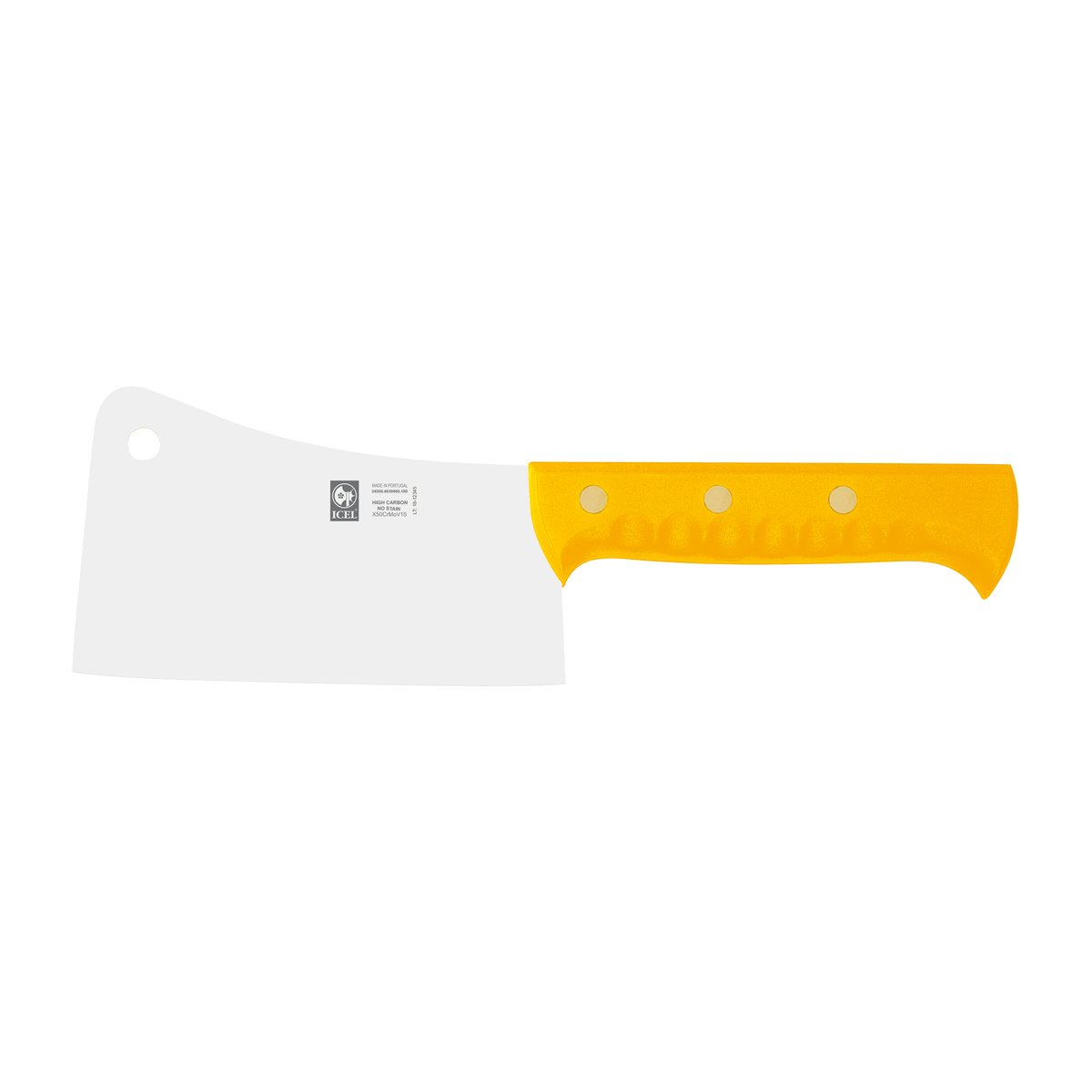 Cutelo 18 cm (840 g), cabo amarelo