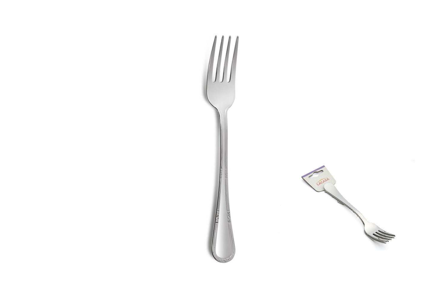 Garfo de mesa Olympia Lacasa 18% – 3 unidades em cartela