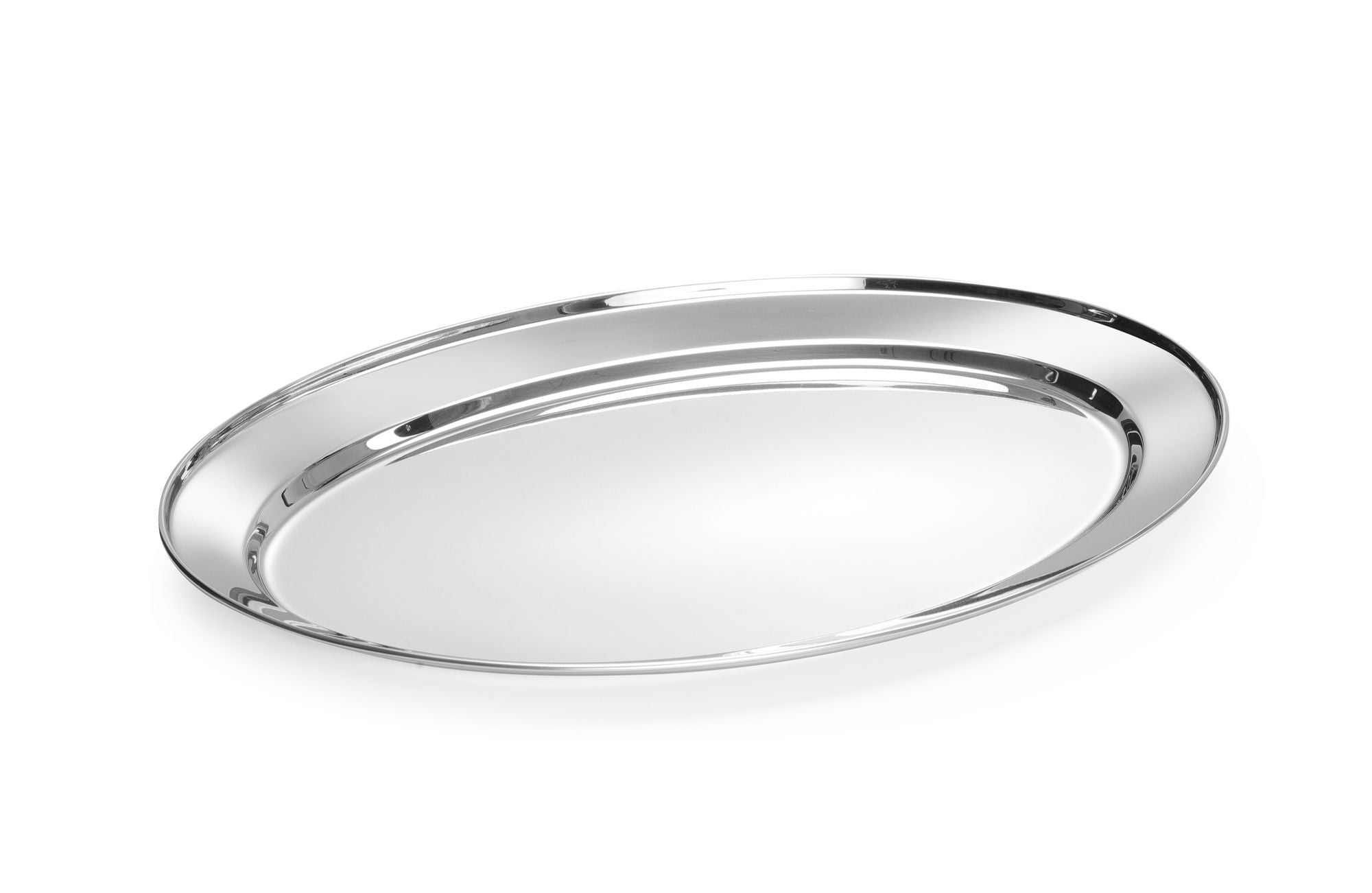 Travessa oval inox 500x350 mm