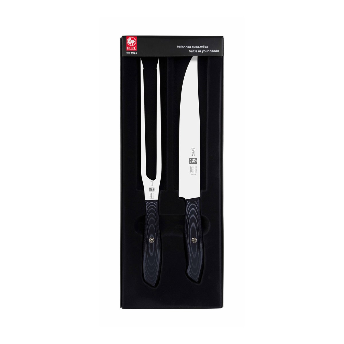 Conjunto para trinchar Douro Gourmet 2 peças, cabo de micarta