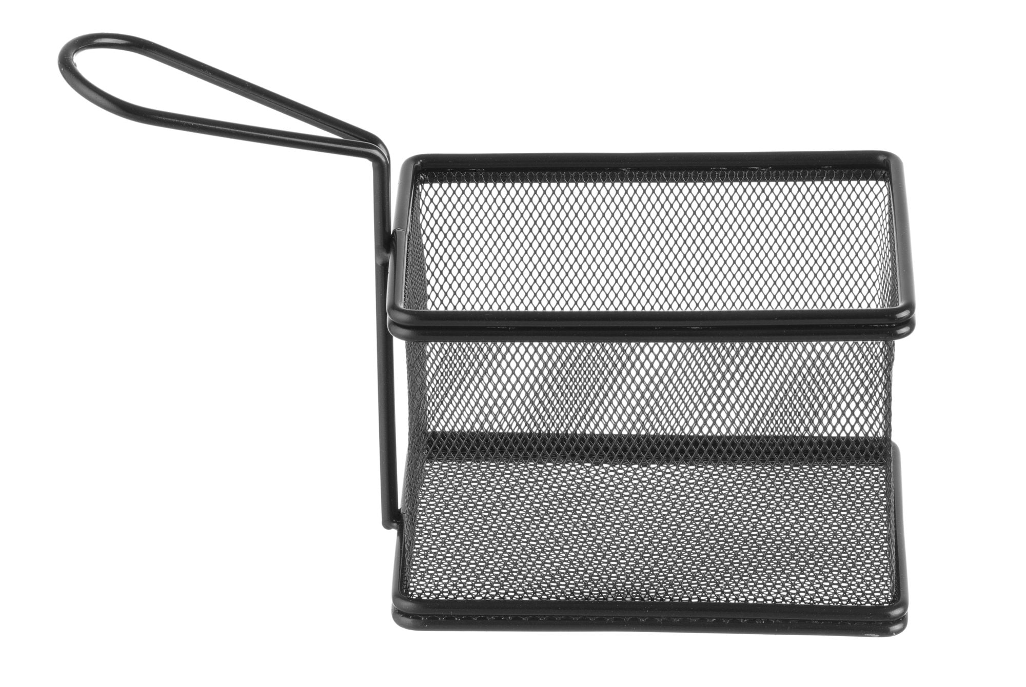 Cesto de fritura preto inox 125x100x85 mm