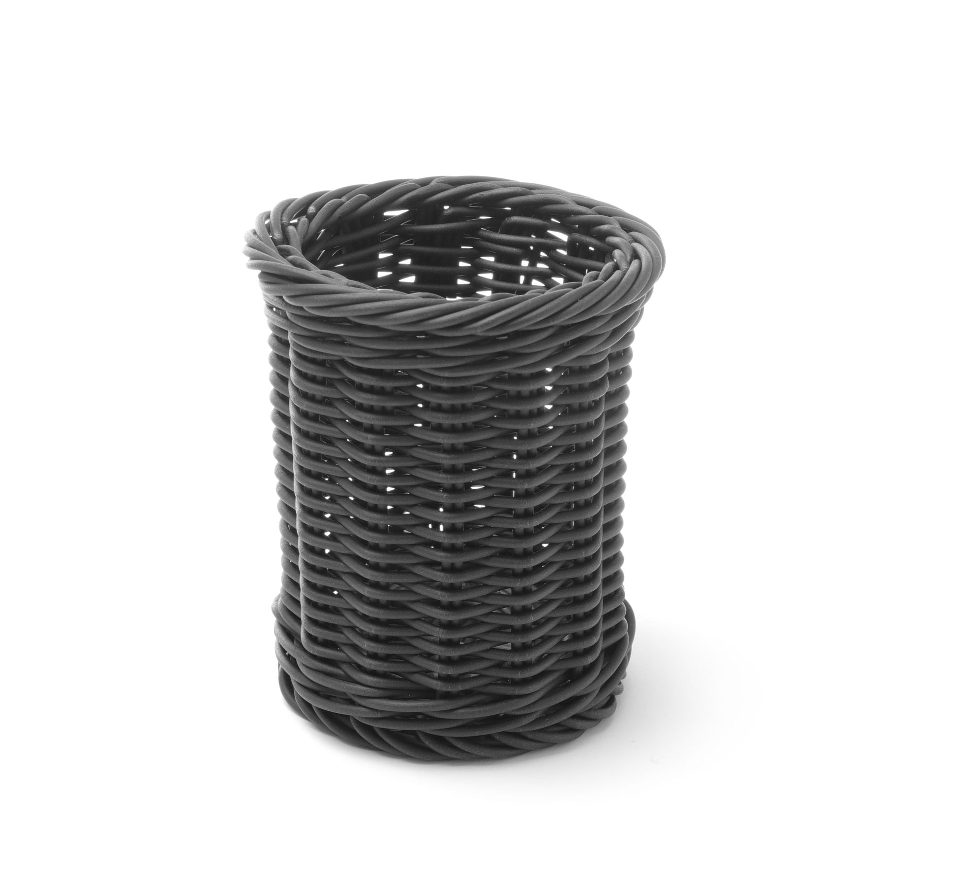 Cesto de talheres em polipropileno preto 100x120 mm
