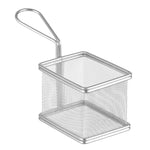 Cesto de fritura inox retangular 100x80x75 mm