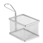 Cesto para fritar inox retangular 125x100x85 mm