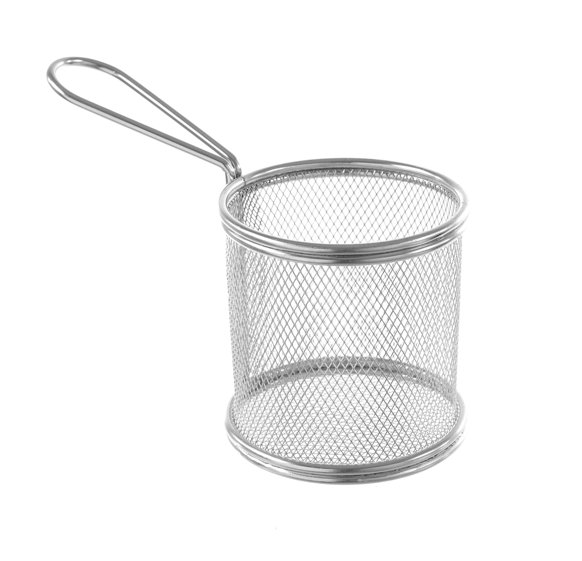 Cesto de fritura inox redondo 90x90 mm