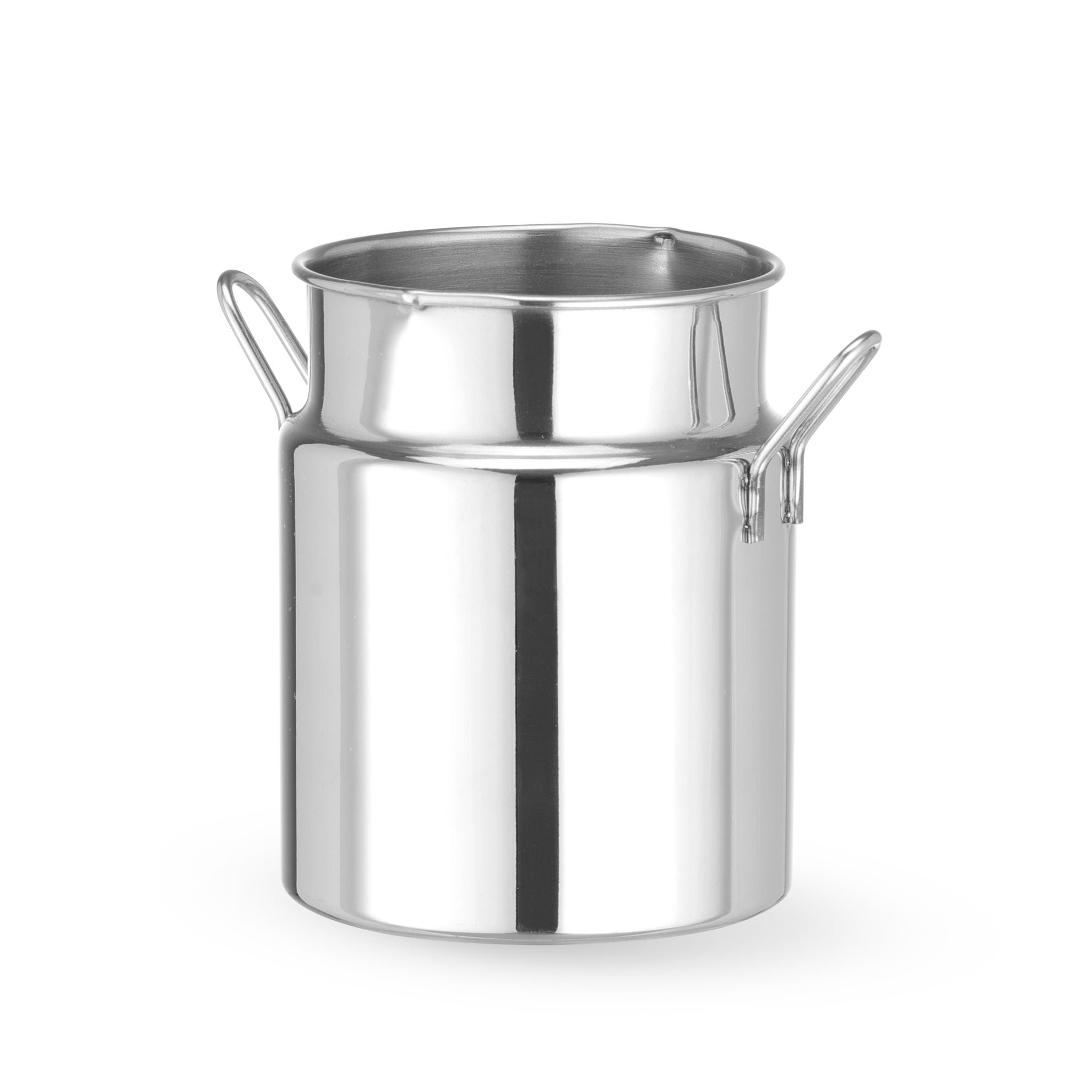 Copo para snacks em inox, dimensões 70x100 mm