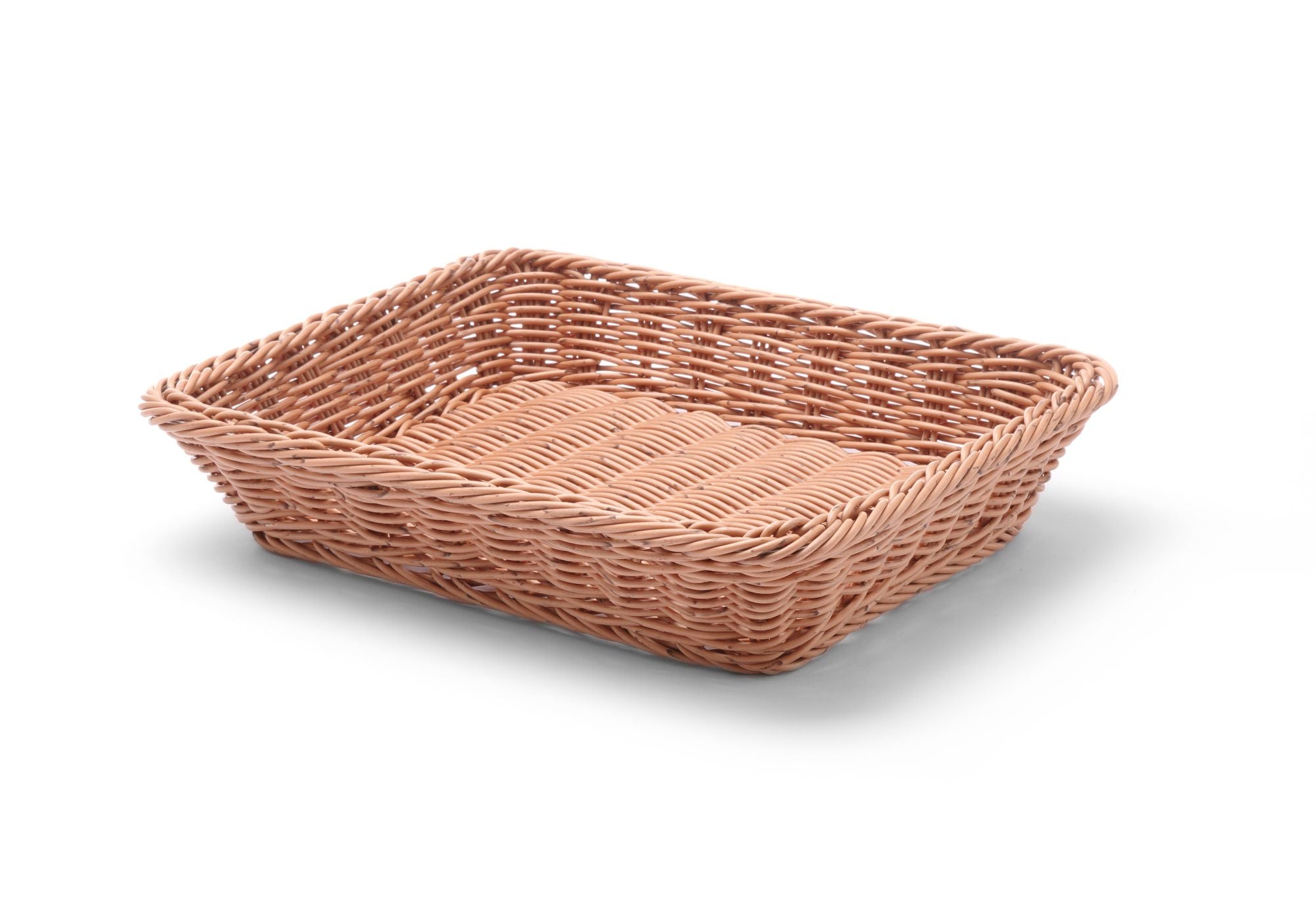 Cesto de padaria GN 1/2x65 mm em PP castanho