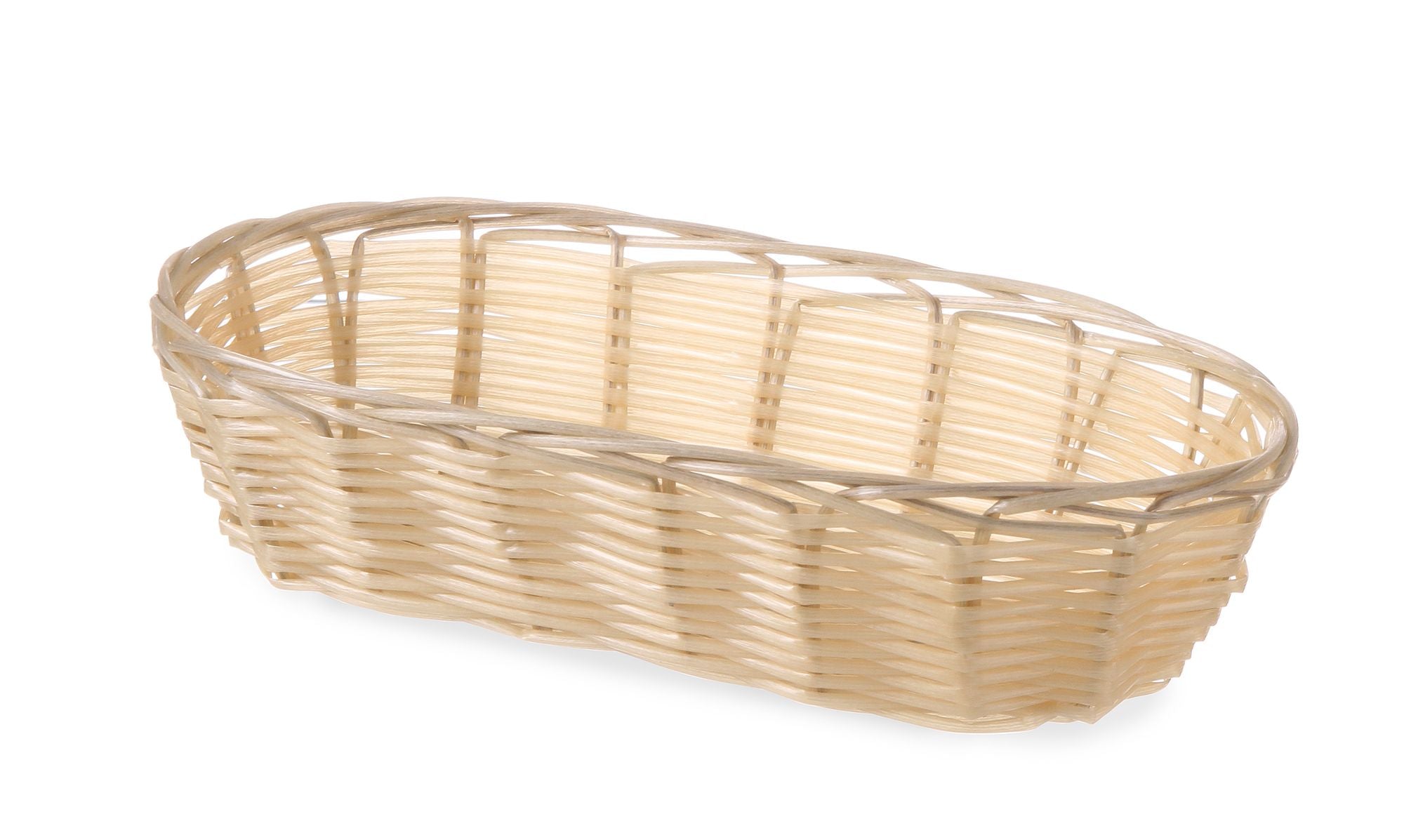 Cesto de pão oval polyrattan 225x110x60 mm