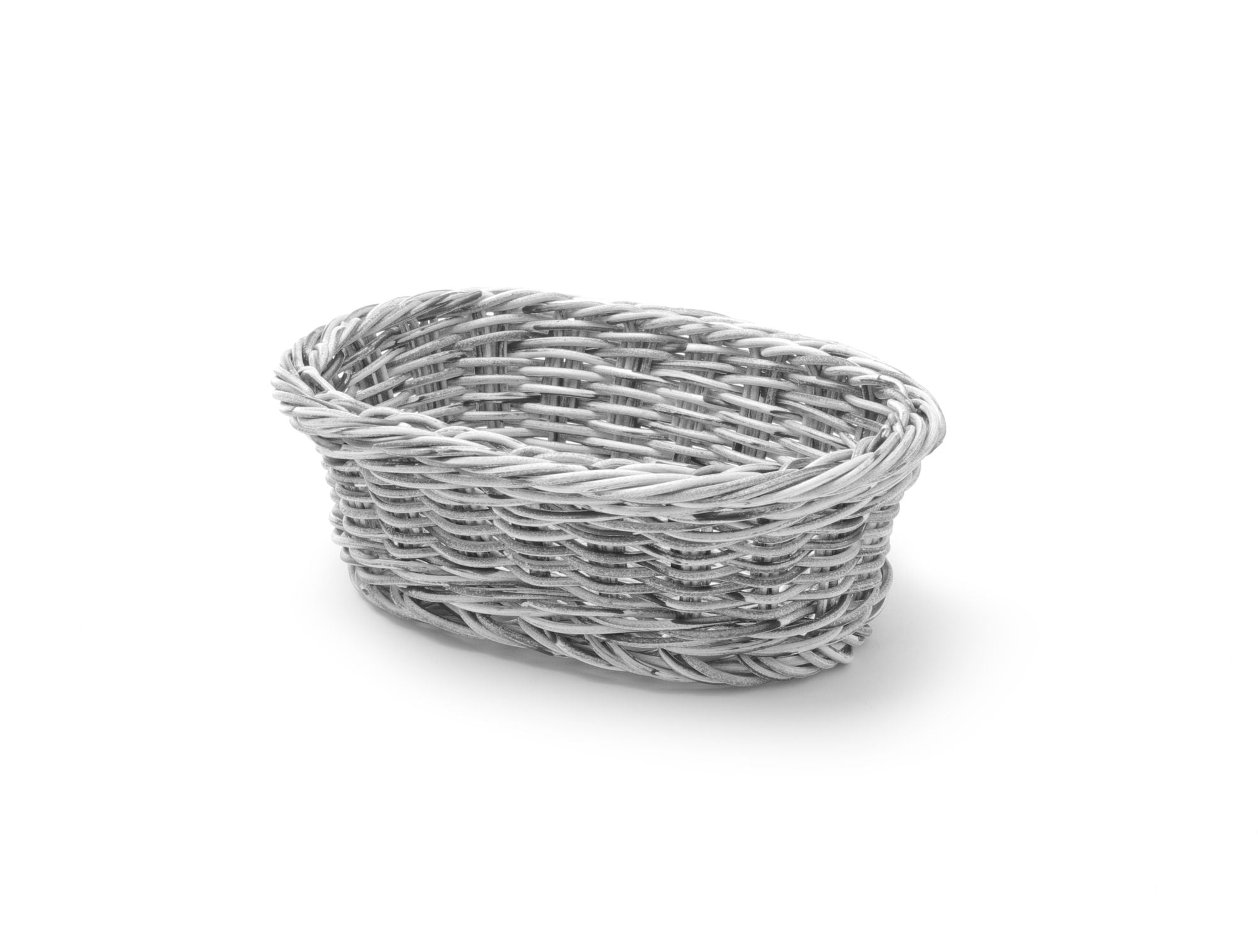 Cesto de pão oval PP stone wash 190x120x60 mm