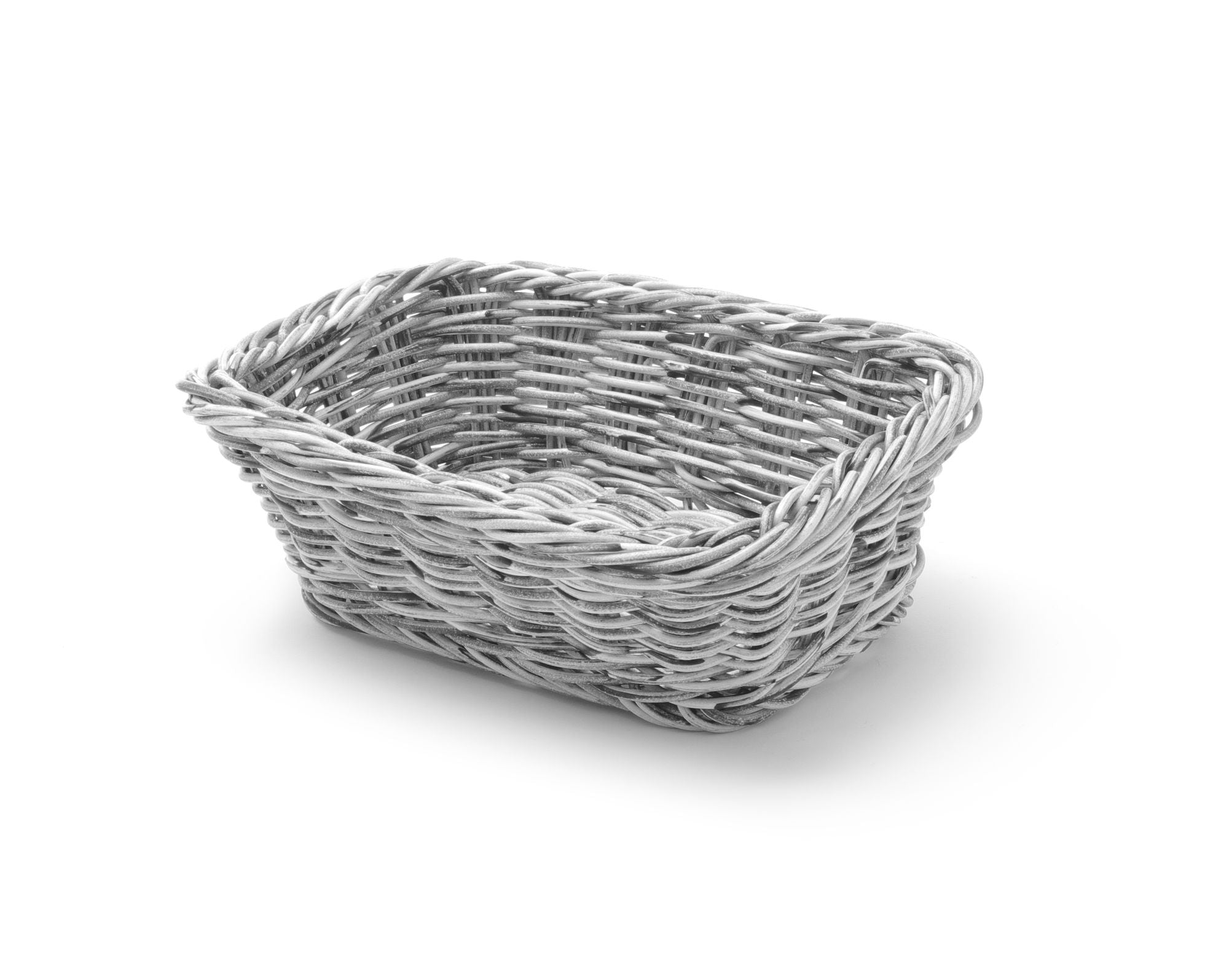 Cesto de padaria em PP cinzento claro 190x130x60 mm