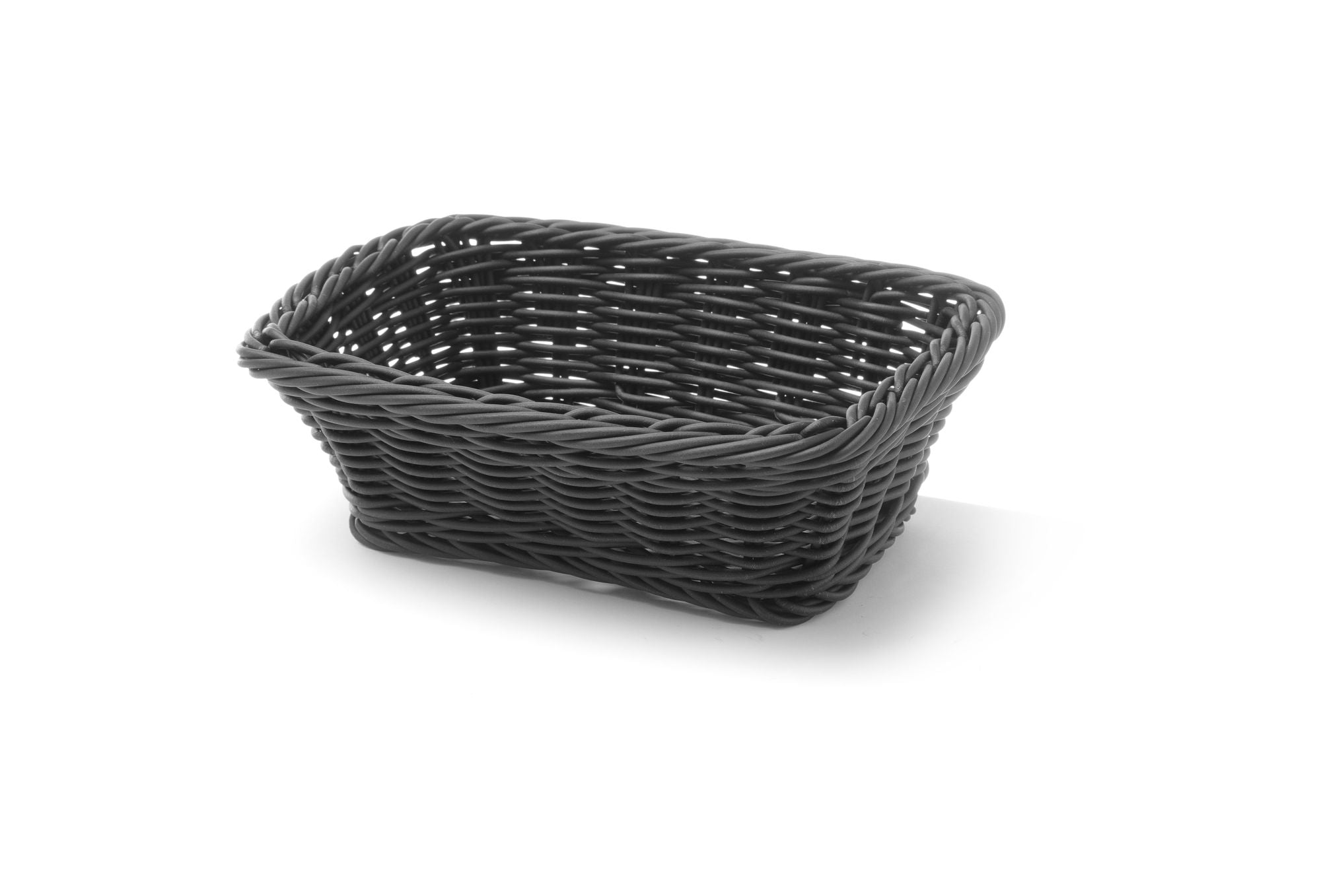 Cesto de padaria PP preto 190x130x60 mm