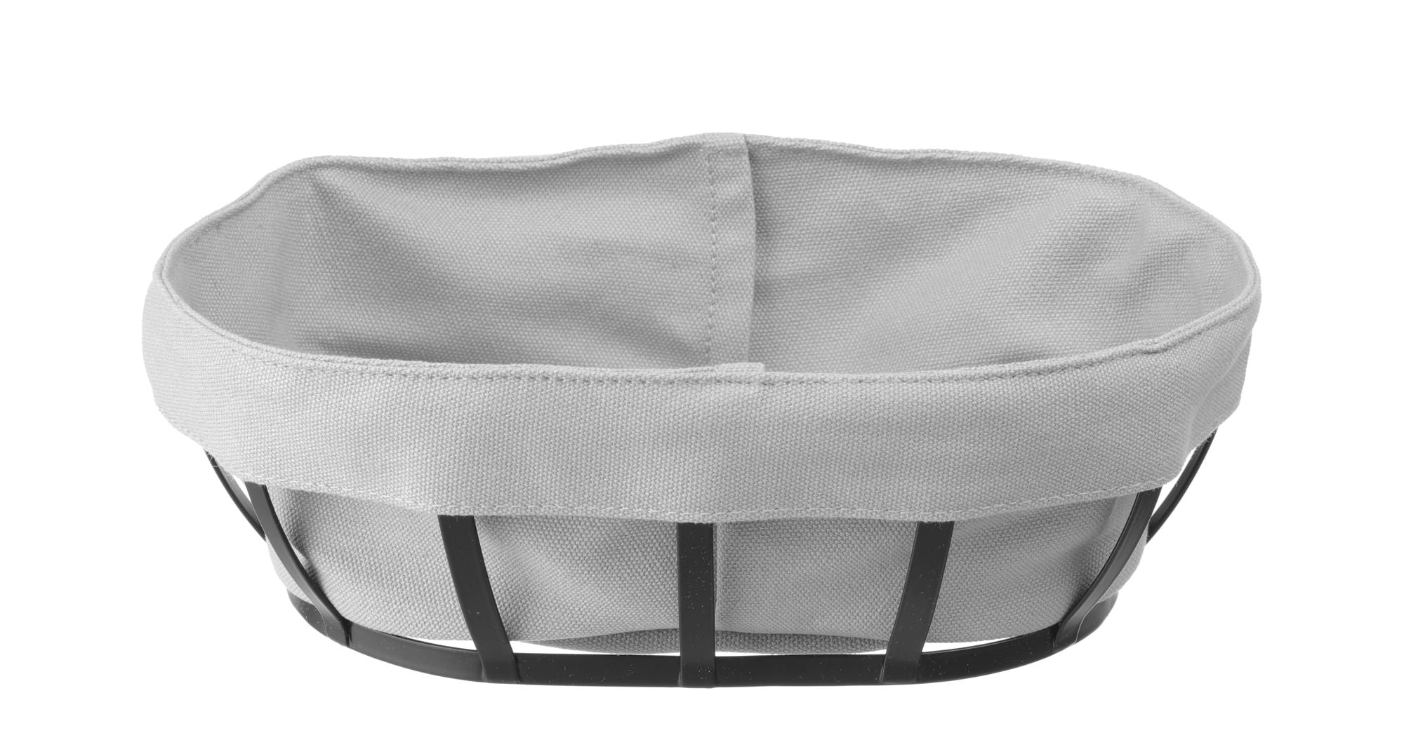 Cesto de padaria oval com saco 250x160x75 mm