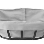 Cesto de padaria oval com saco 250x160x75 mm