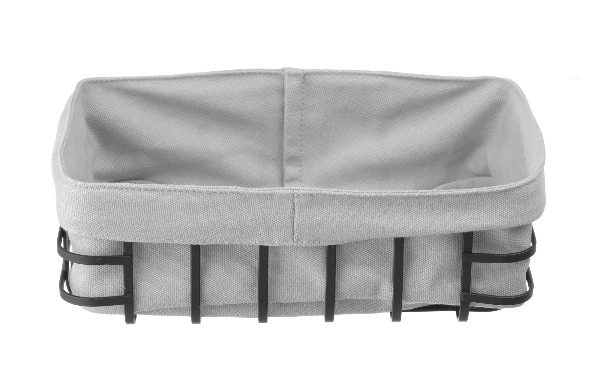 Cesto de padaria retangular com saco 250x180x85 mm