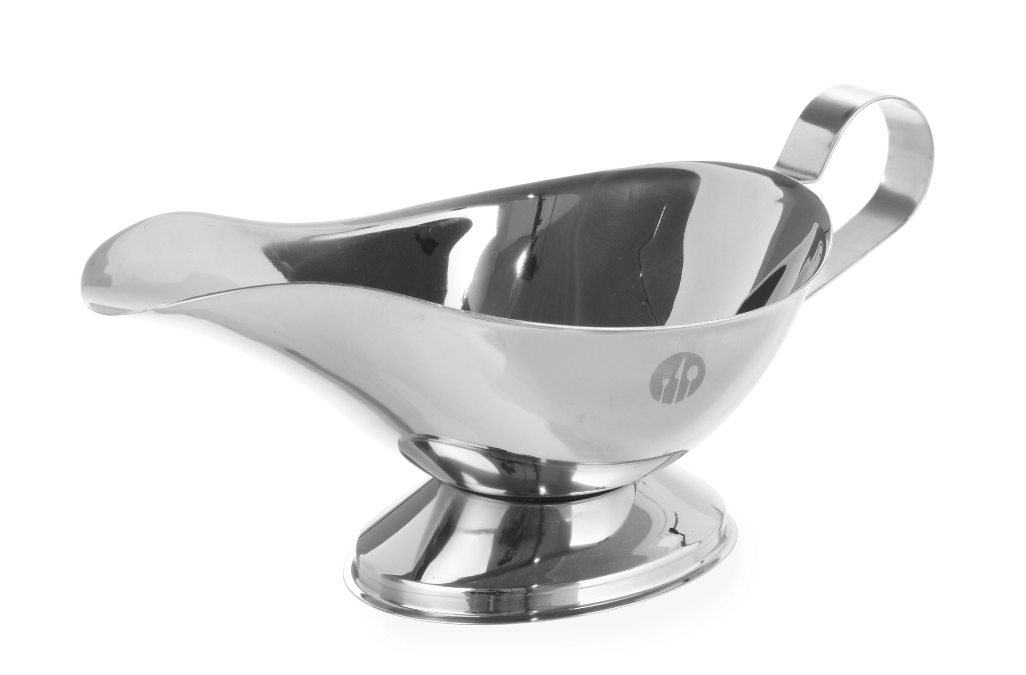 Molheira com pé em aço inoxidável 0,46 l