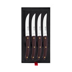 Conjunto para carne 4 peças, cabo de pau-santo – mod. ST02