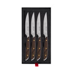 Conjunto para carne 4 peças, cabo de pau-santo – mod. ST04