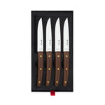 Conjunto para carne 4 peças, cabo de pau-santo – mod. ST05