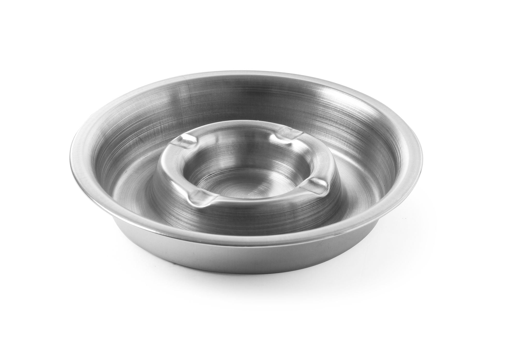 Cinzeiro com aro corta-fogo em inox 160x30 mm