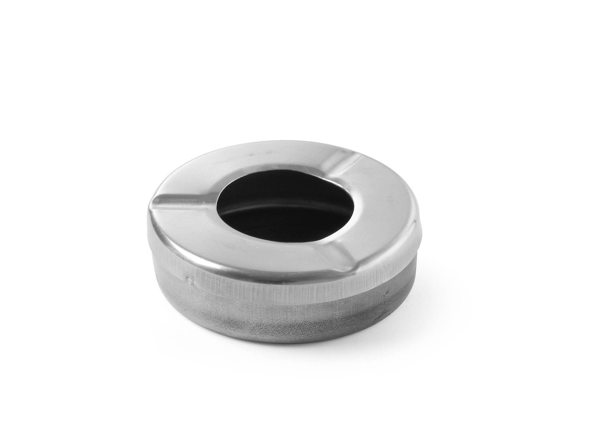 Cinzeiro com tampa inox 90x28 mm