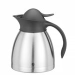Jarro de vácuo de parede dupla 1 l inox/PP preto push