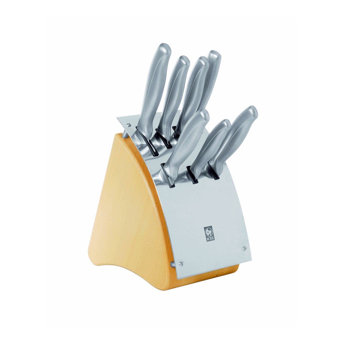 Bloco de facas Absolute Steel 7 peças – mod. AS03