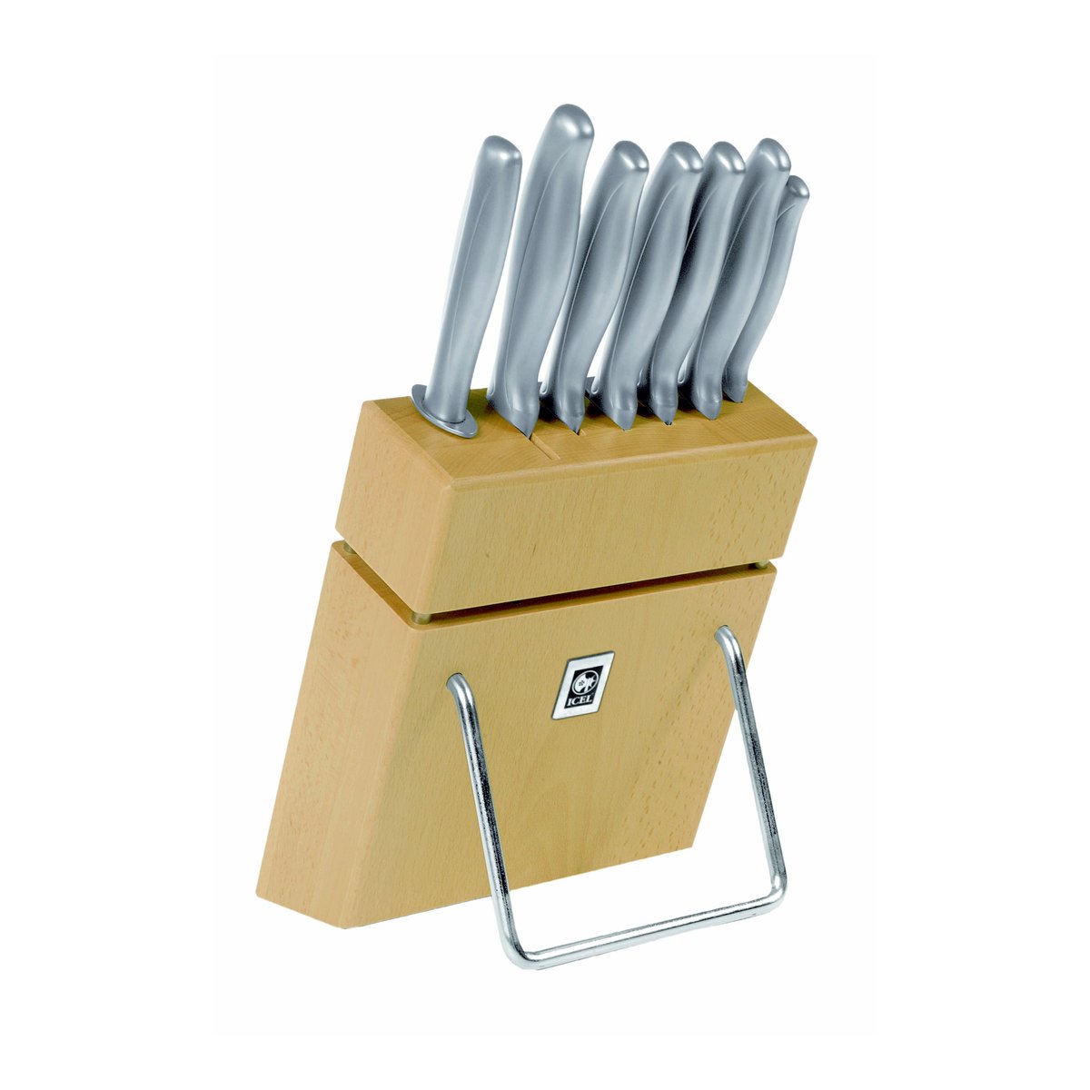 Bloco de facas Absolute Steel 7 peças – mod. AS09