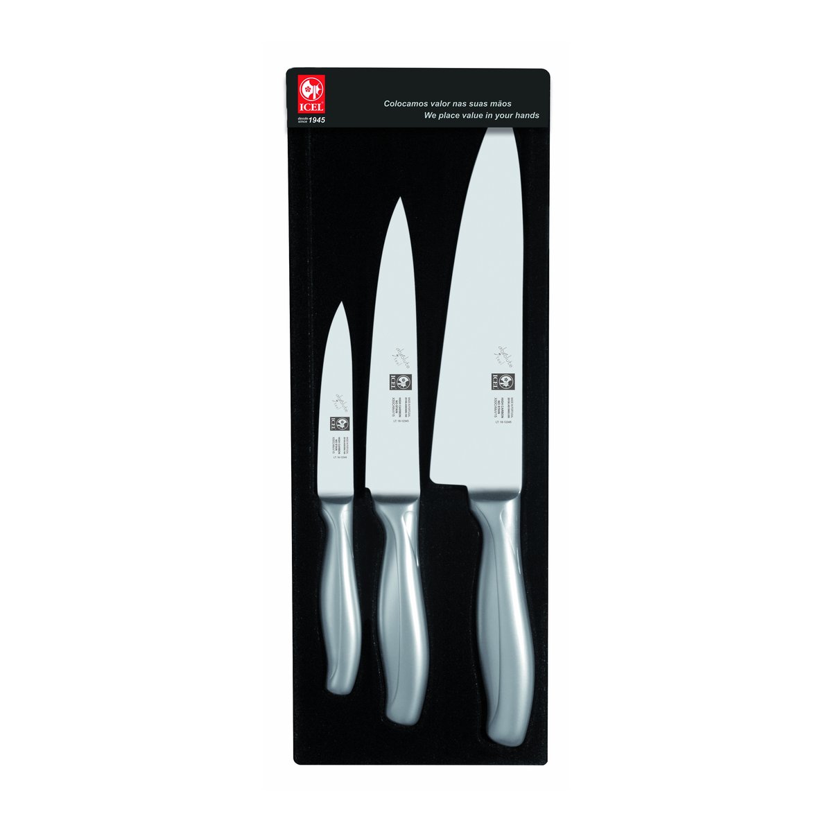 Conjunto de cozinha Absolute Steel 3 peças