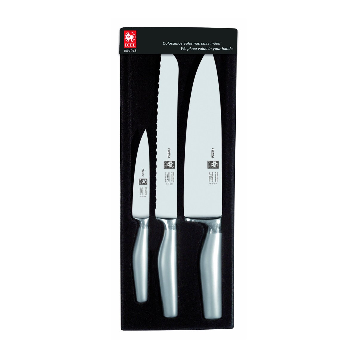 Conjunto de cozinha Platina 3 peças