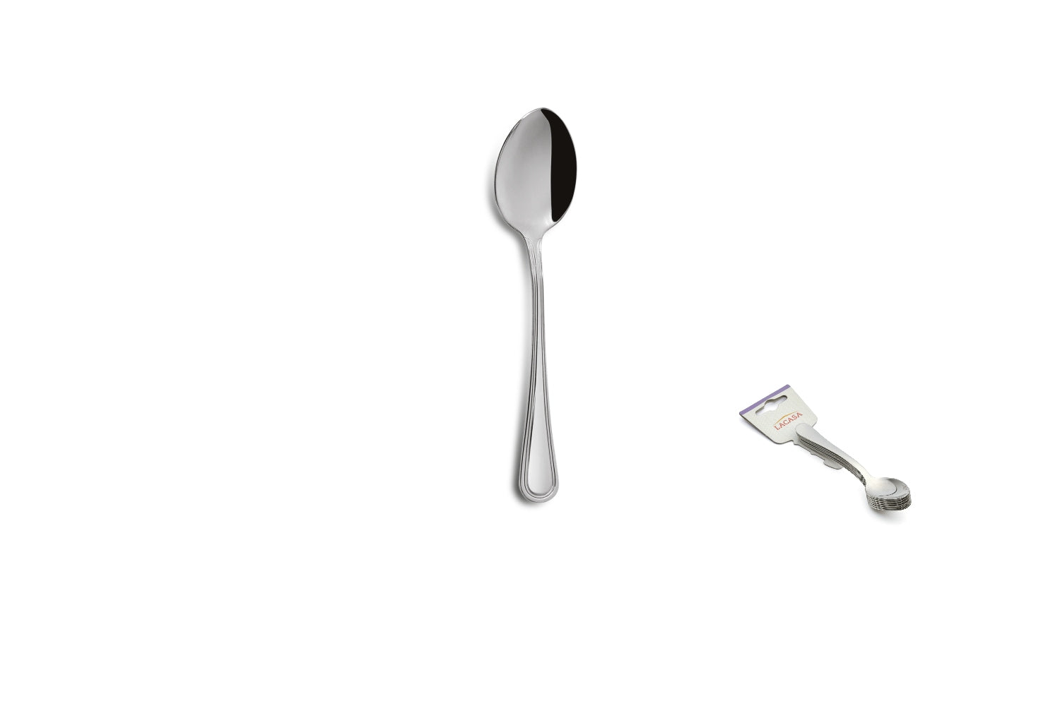 Colher de café Bilbao S – 6 unidades em cartela