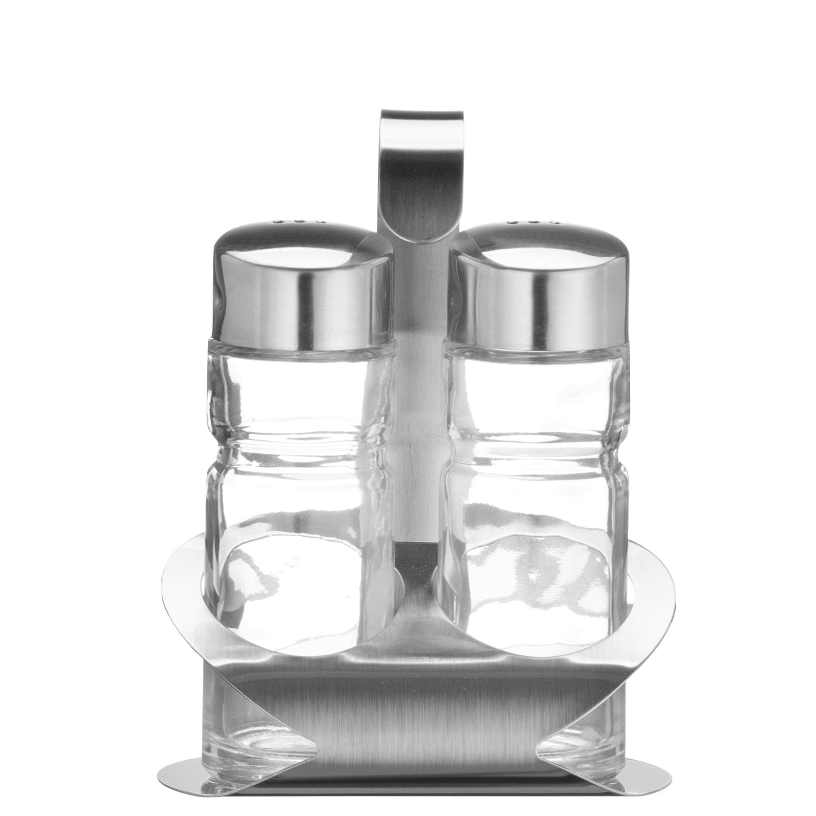 Conjunto de condimentos sal e pimenta