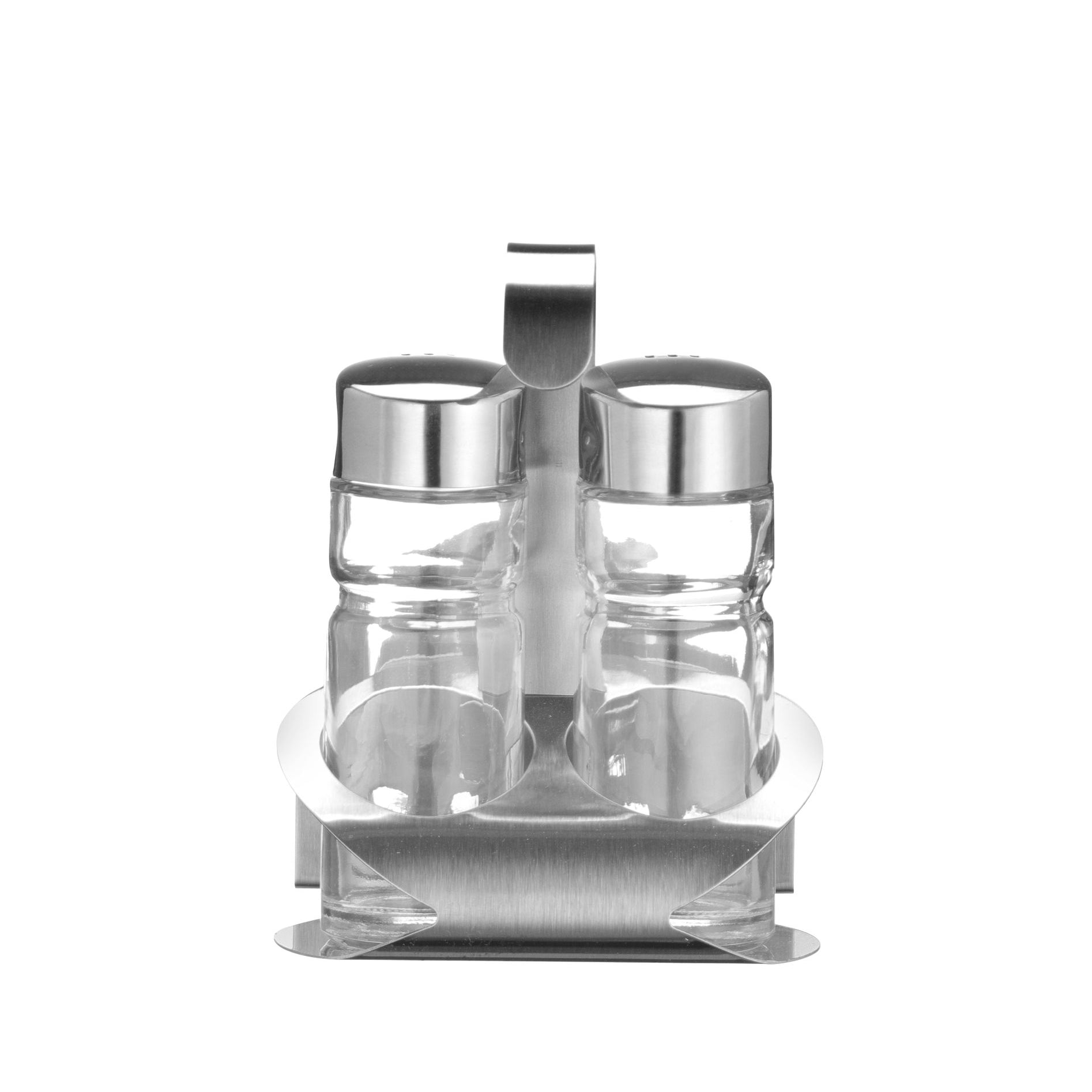 Conjunto de condimentos pimenta, sal e guardanapos