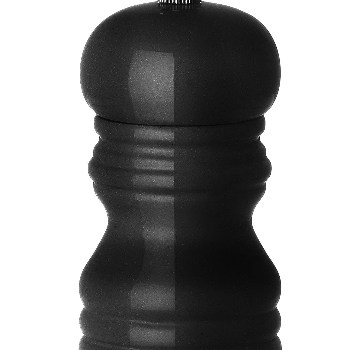 Moinho de pimenta preto brilhante mecanismo inox 50x113 mm